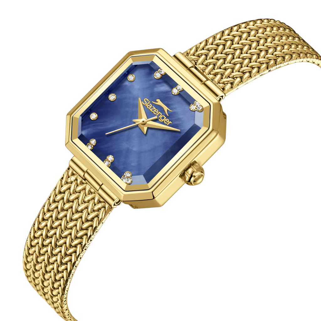 Slazenger SL.9.2534.3.06 Women's Stainless Steel Mesh Strap Detail - Zamana