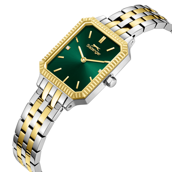 Slazenger SL.9.2620.3.270 Women's Metal Strap & Clasp Detail - Zamana
