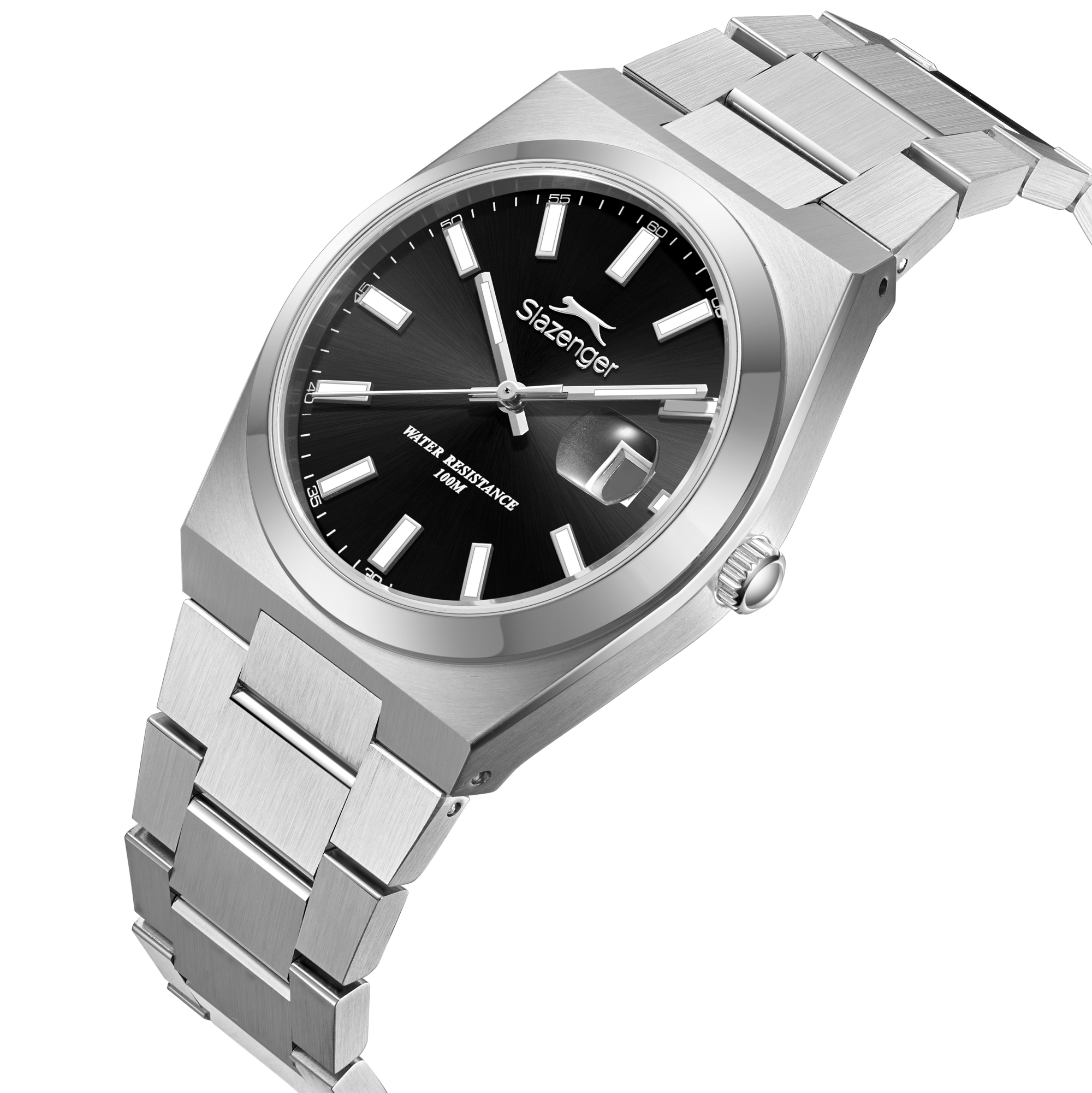 Slazenger SL.9.2636.1.350 Men's Black Dial Stainless Steel Bracelet Watch Secondary image