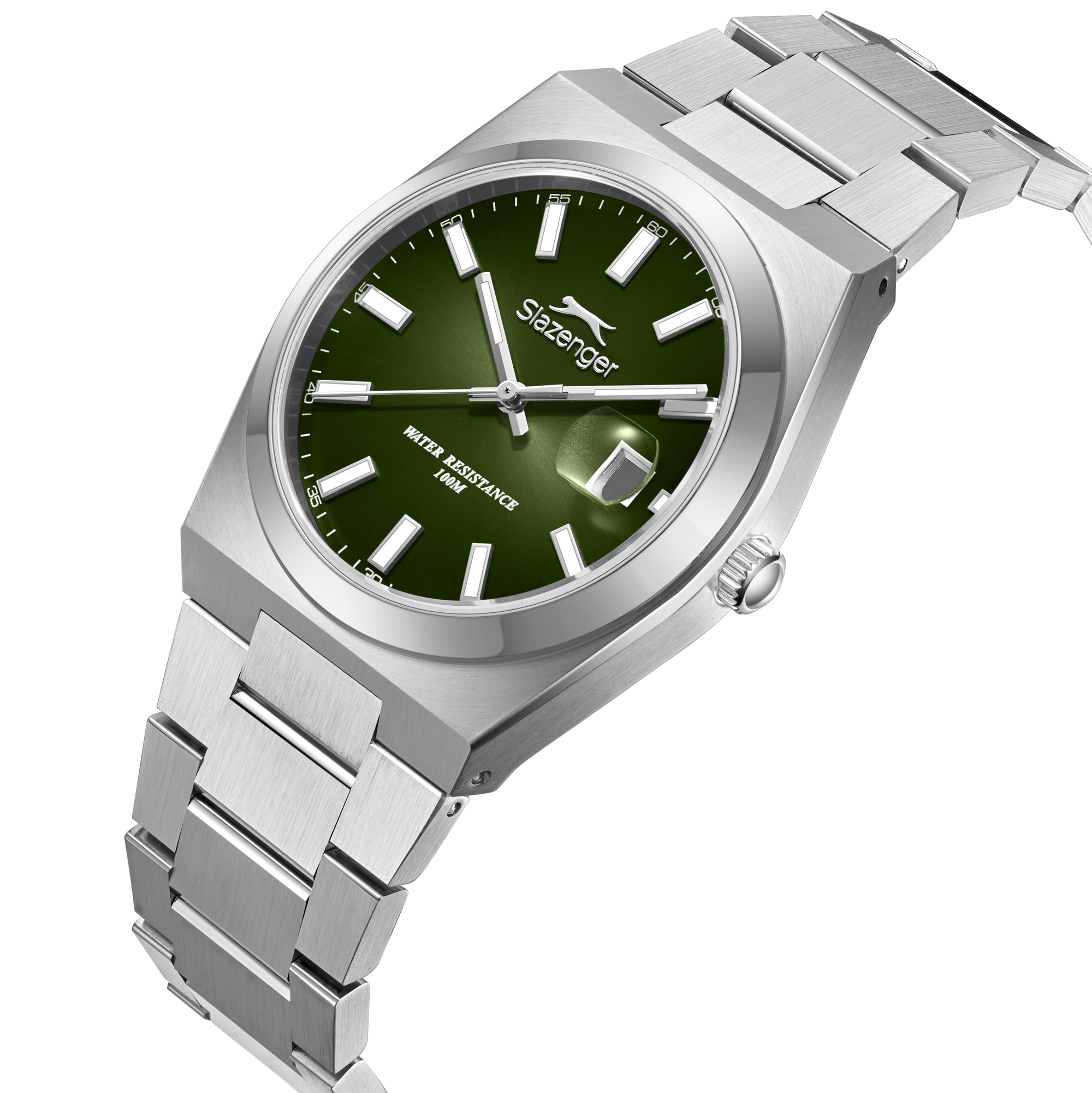 Slazenger SL.9.2636.1.371 Men's Dark Green Dial Stainless Steel Bracelet Watch Secondary image