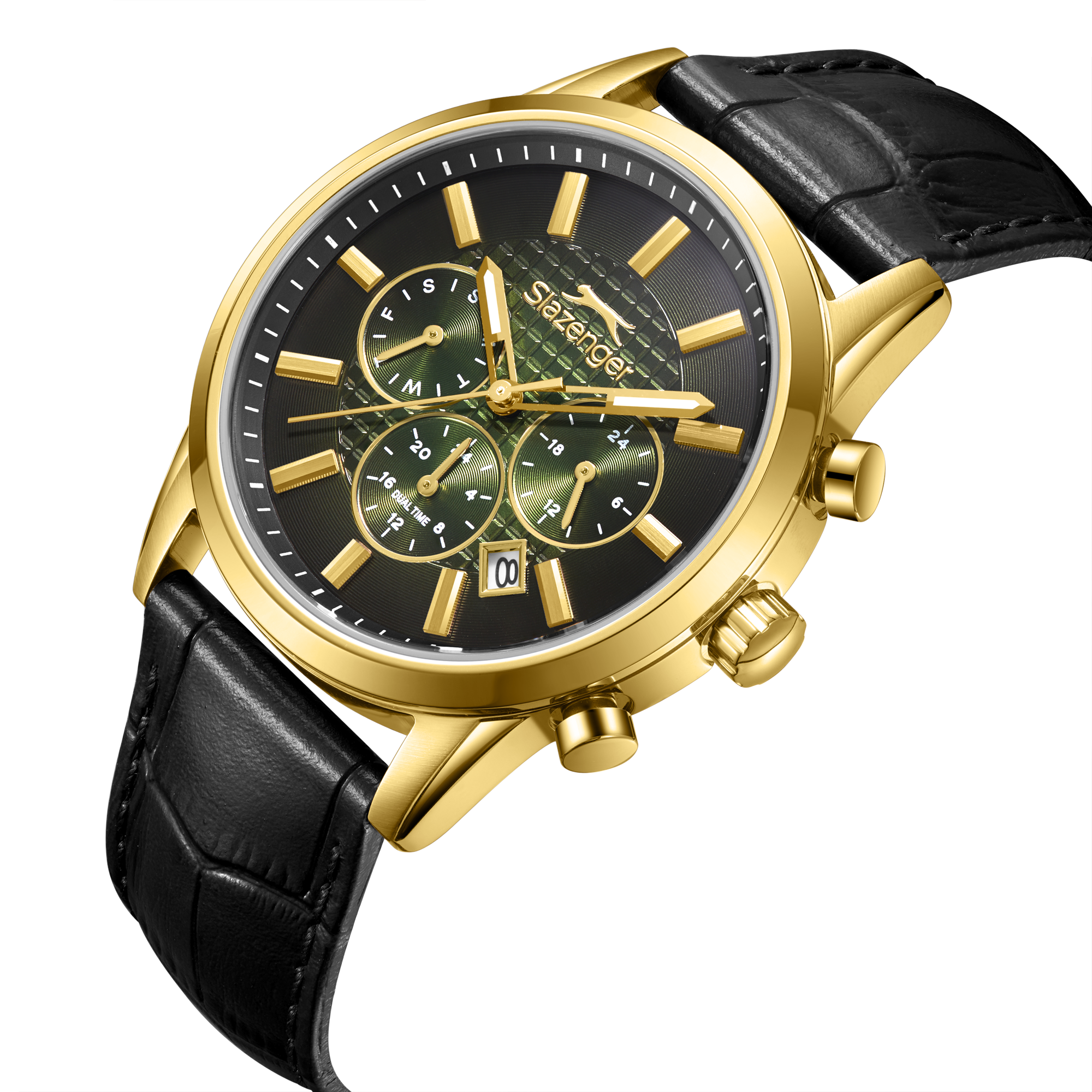 Slazenger SL.9.2649.2.171 Leather Strap & Clasp Detail - Zamana