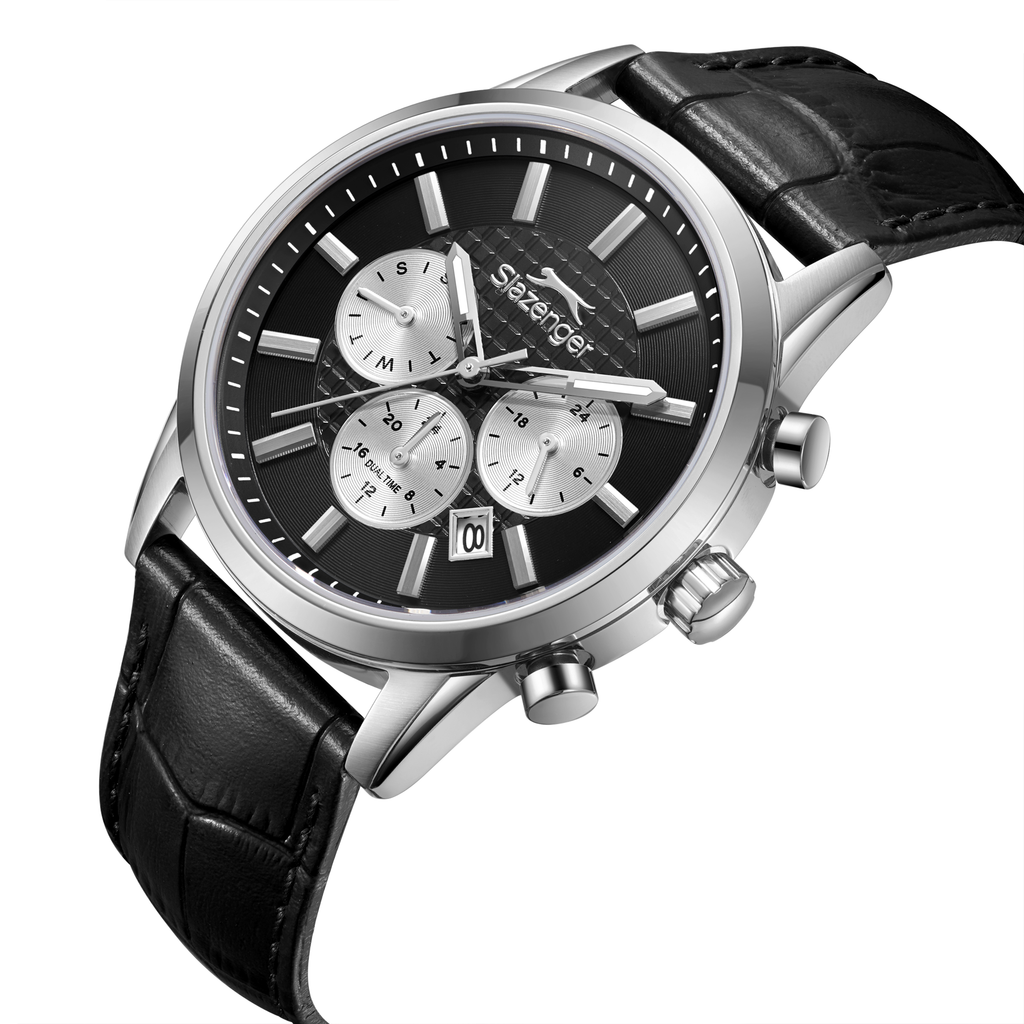Slazenger SL.9.2649.2.351 Leather Strap & Clasp Detail - Zamana