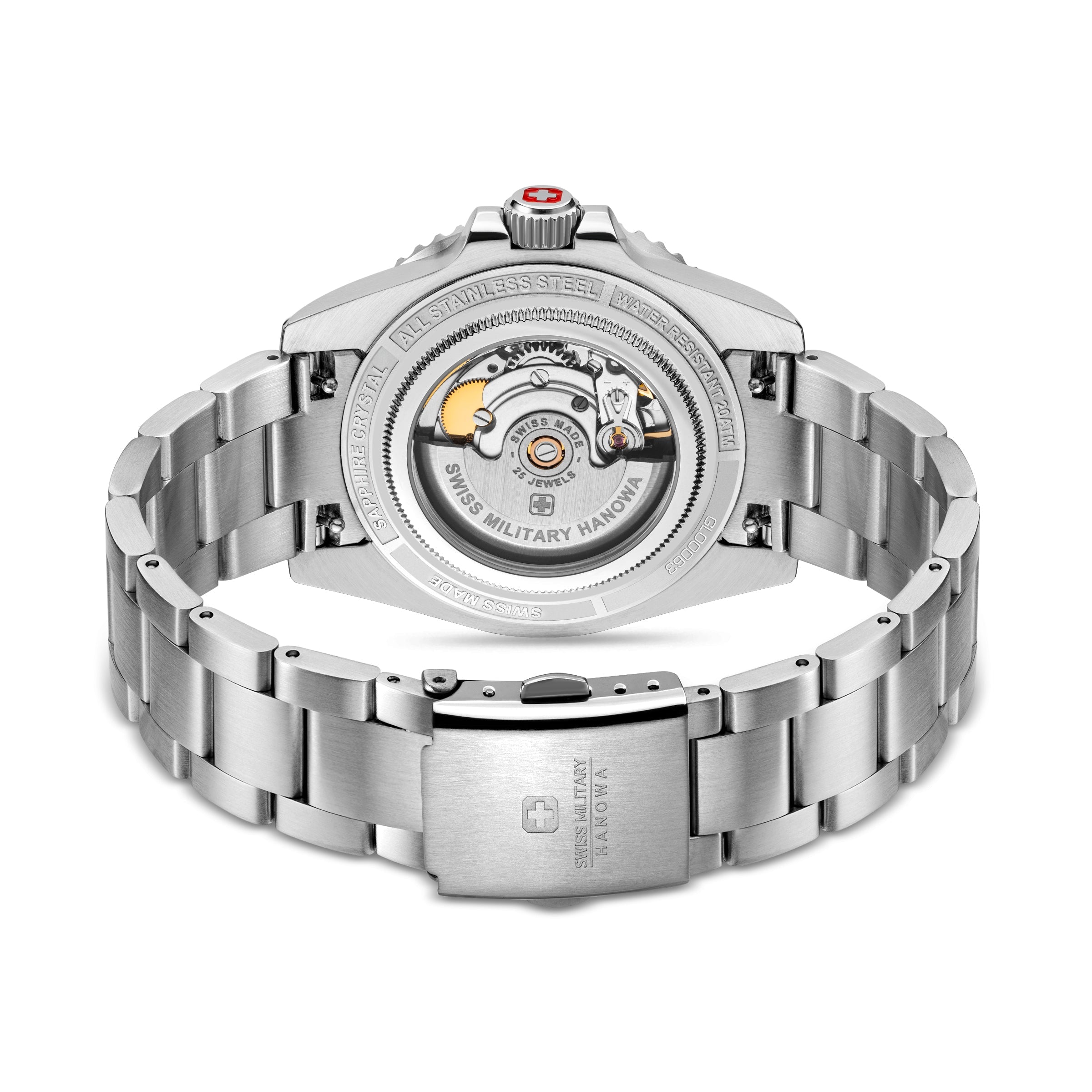 Swiss Military Hanowa SMWGL0006304 Men's Blue Dial Stainless Steel Bracelet Watch - Photo 4 - Zamana