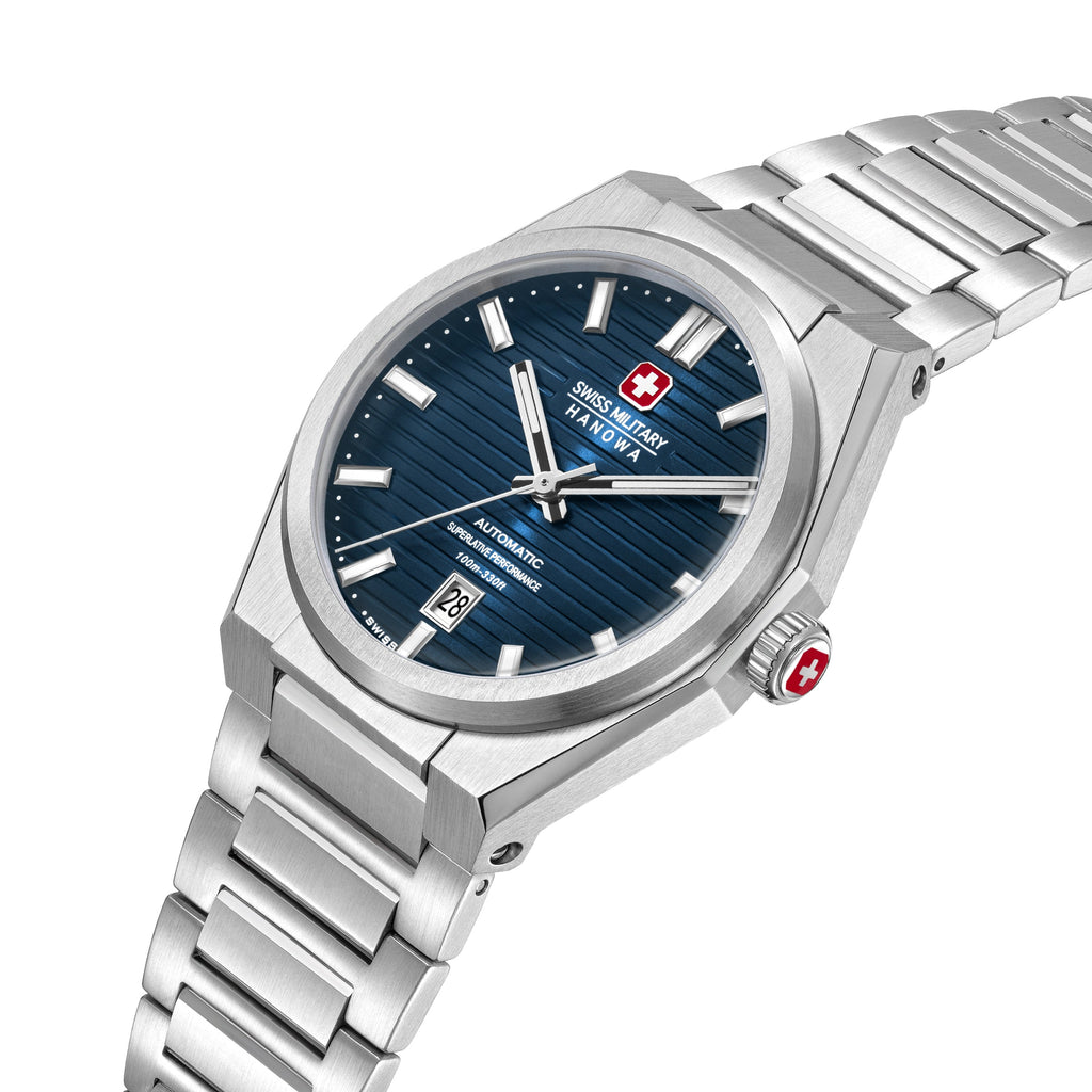 Swiss Military Hanowa SMWGL0006901 Stainless Steel Bracelet & Clasp Detail - Zamana