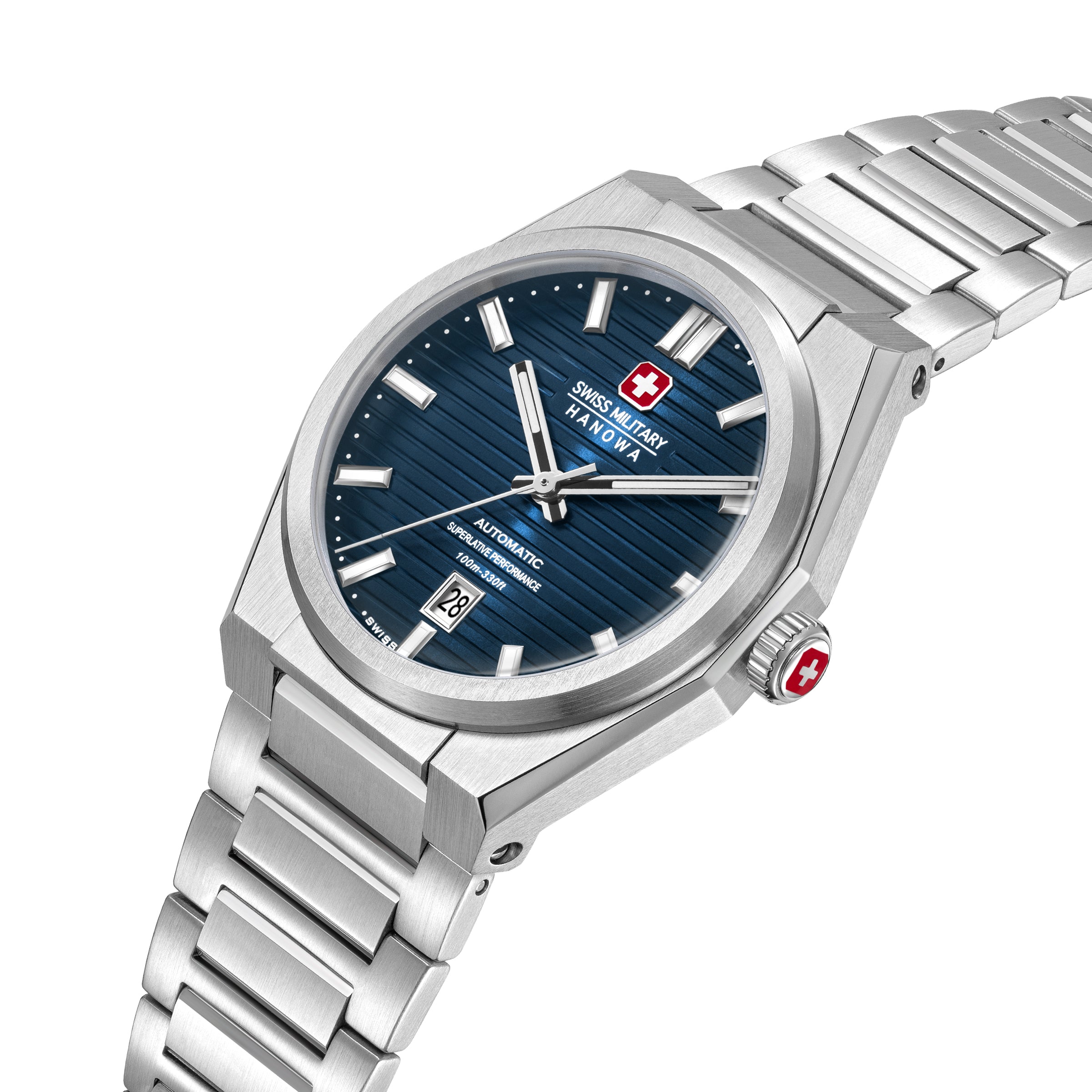 Swiss Military Hanowa SMWGL0006901 Stainless Steel Bracelet & Clasp Detail - Zamana