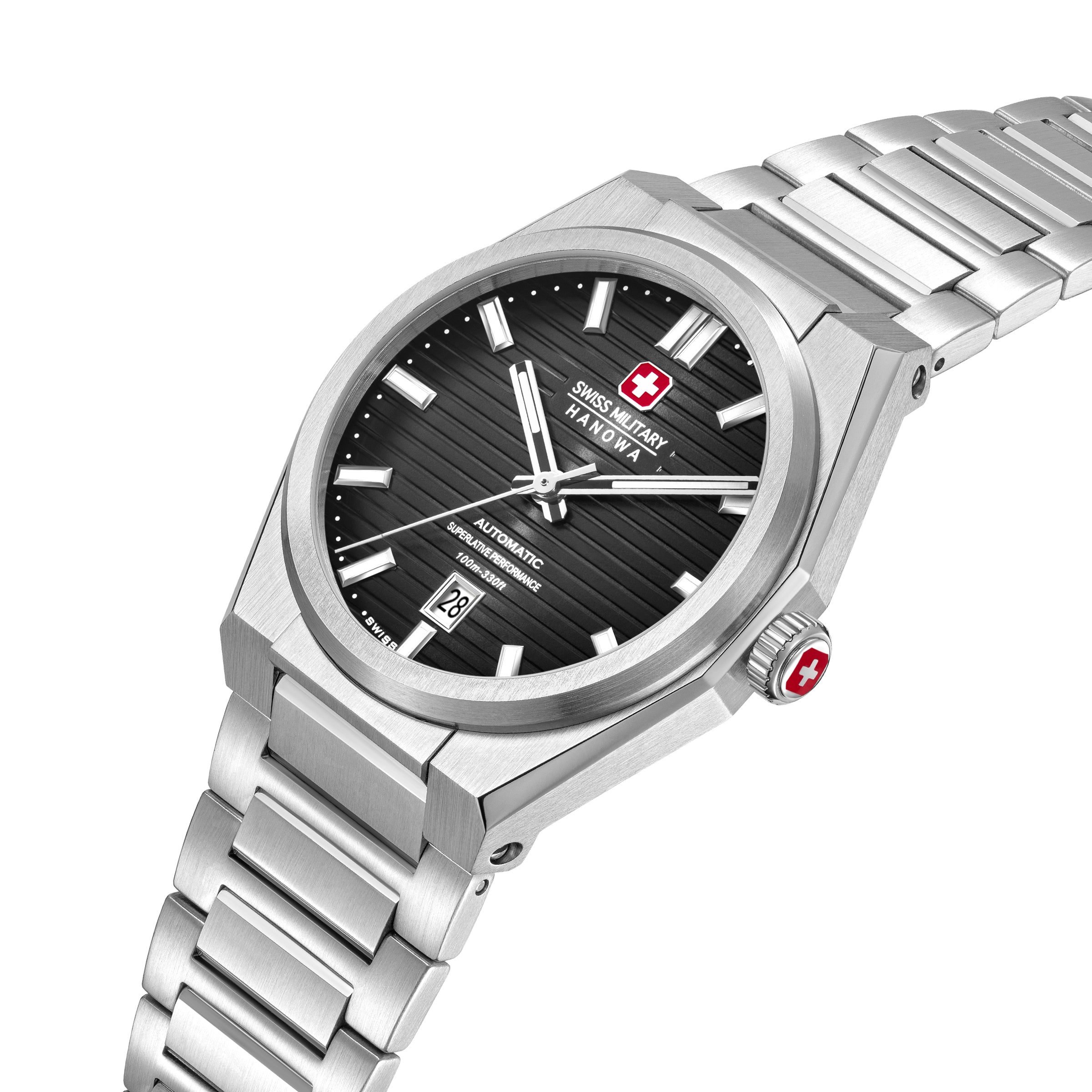 Swiss Military Hanowa SMWGL0006903 Men's Cool Grey Stainless Steel Bracelet Watch - Photo 4 - Zamana