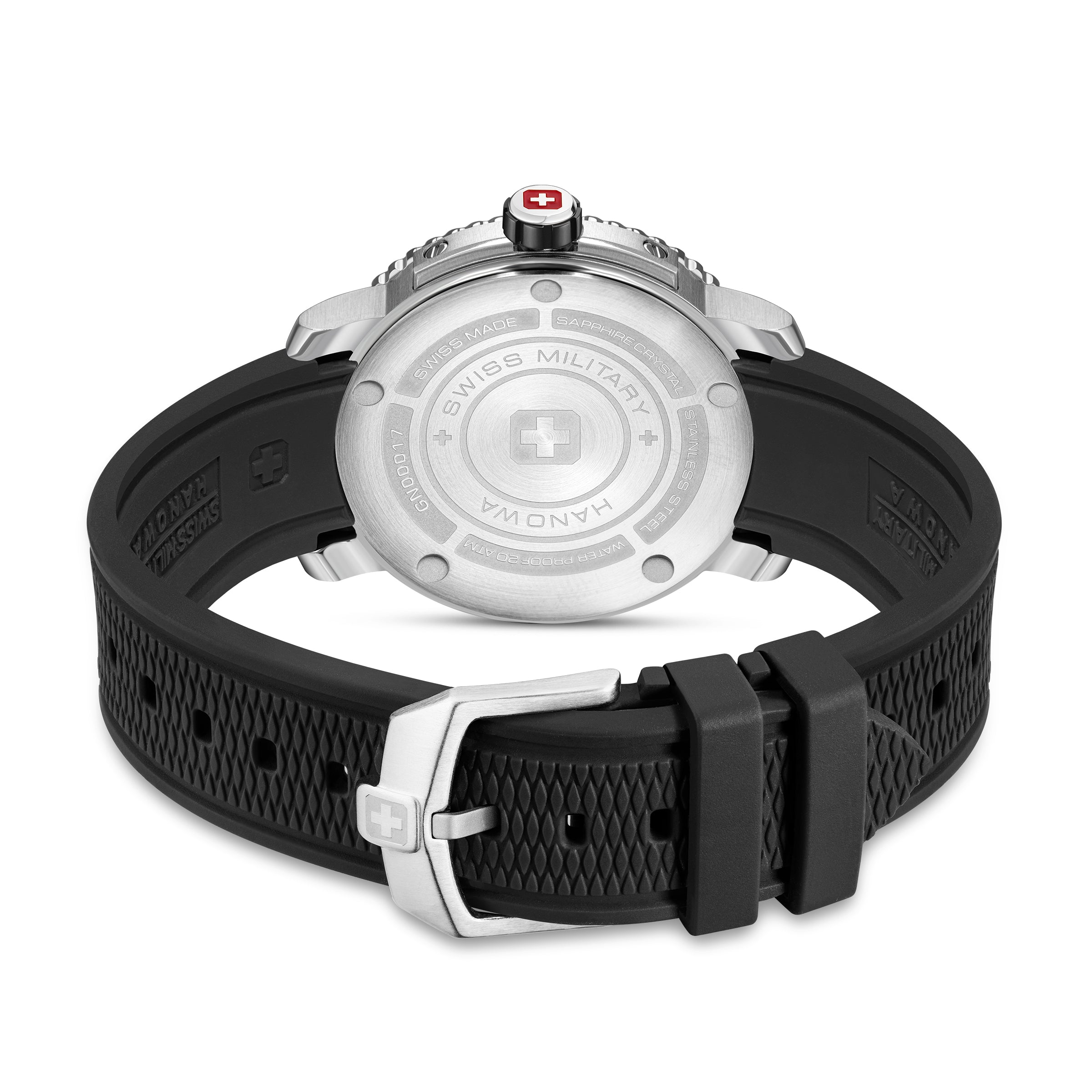 Swiss Military Hanowa SMWGN0001701 Men's Water Resistant Caseback & Engraving - Zamana