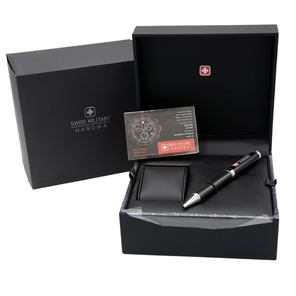 Swiss Military Hanowa Steel Silver Dial Ladies Watch 06 - 7161.2.04.001.07 - Zamana.pk