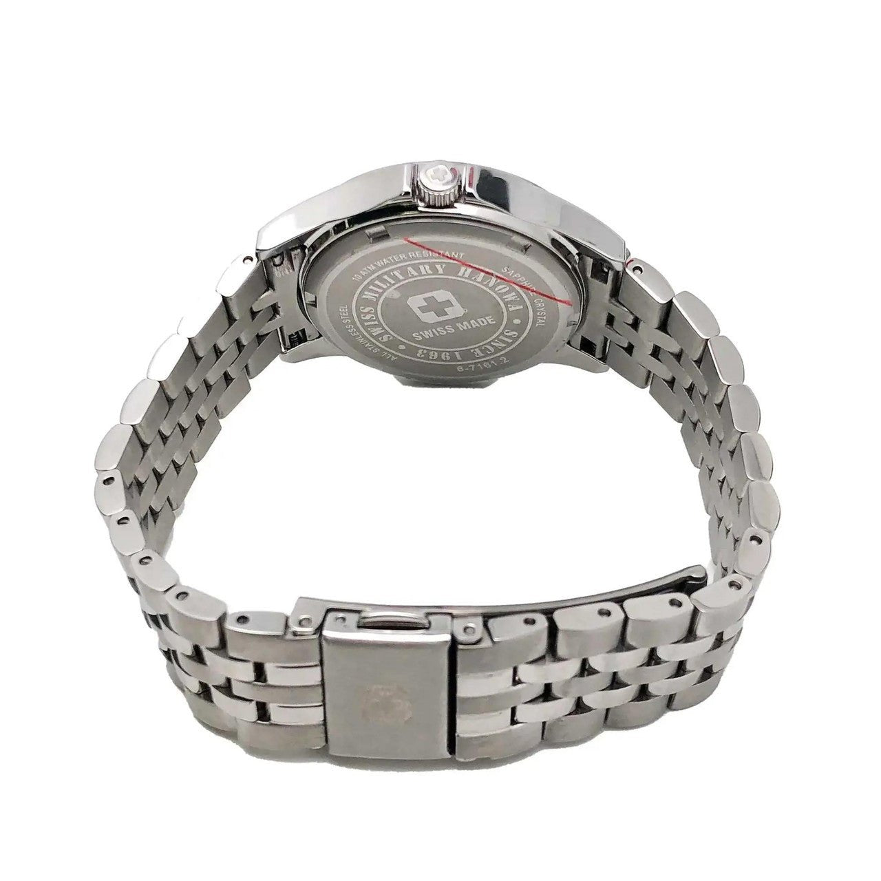 Swiss Military Hanowa Steel Silver Dial Ladies Watch 06 - 7161.2.04.001.07 - Zamana.pk