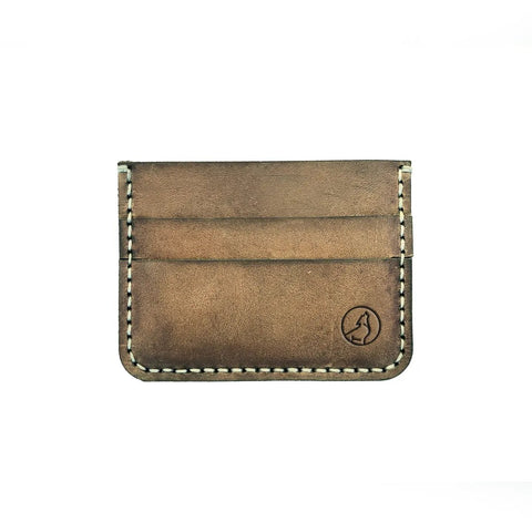 The Artisan: A Leather Cardholder Wallet - Brown Color - Zamana.pk
