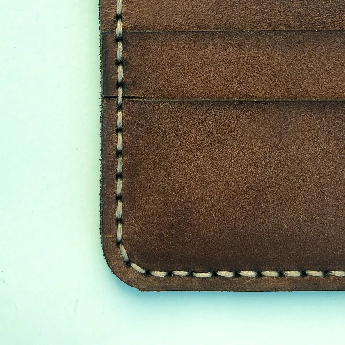 The Artisan: A Leather Cardholder Wallet - Brown Color - Zamana.pk