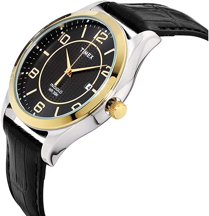 Timex Grand Street Black Dial Men's Watch T2P450 - Zamana.pk