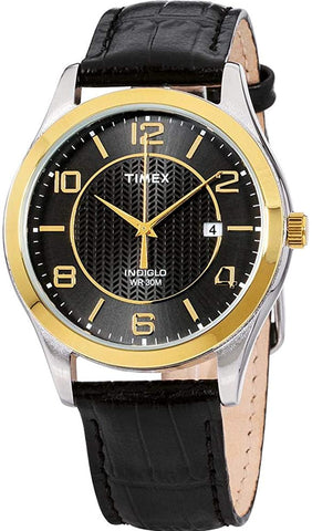 Timex Grand Street Black Dial Men's Watch T2P450 - Zamana.pk