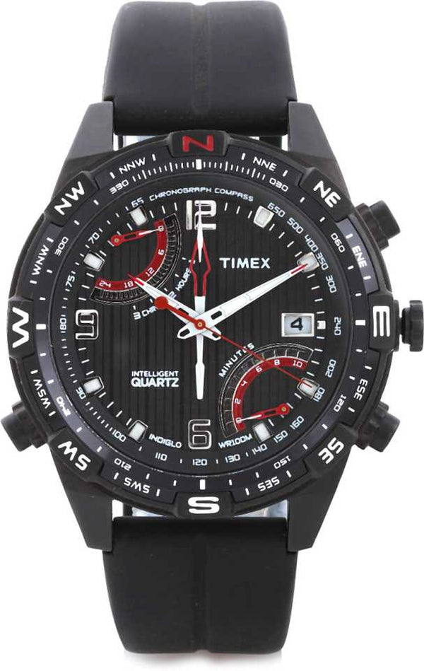 Timex Intelligent Quartz Quartz Chronograph Black Dial Men's Watch - T49865 - Zamana.pk