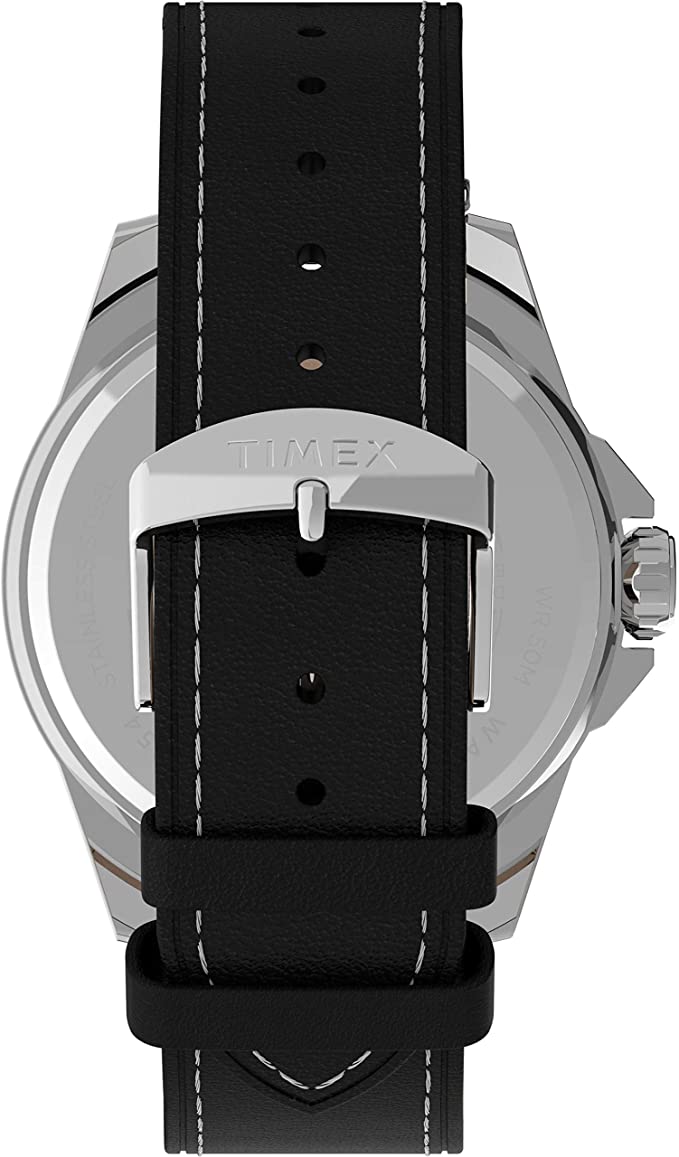 Timex Leather Strap Men's Watch - TW2U14900 - Zamana.pk