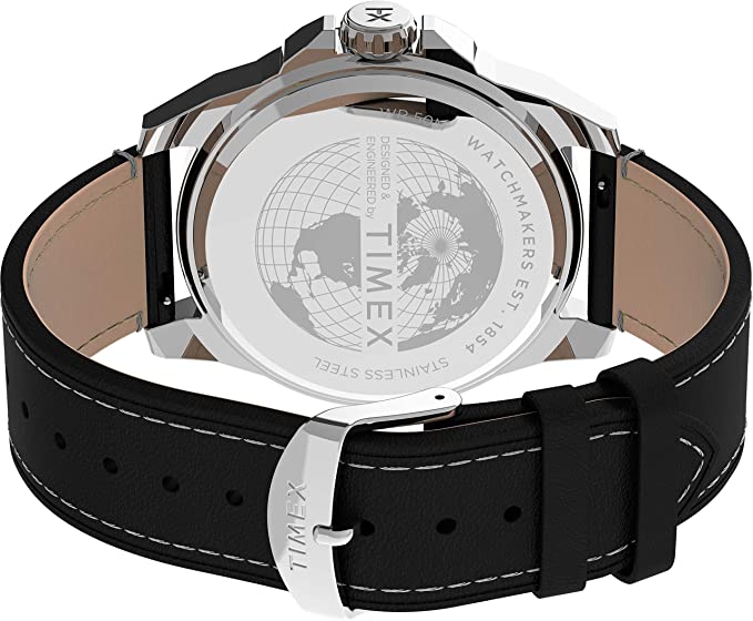 Timex Leather Strap Men's Watch - TW2U14900 - Zamana.pk
