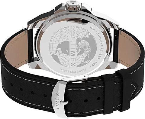 Timex Leather Strap Men's Watch - TW2U14900 - Zamana.pk