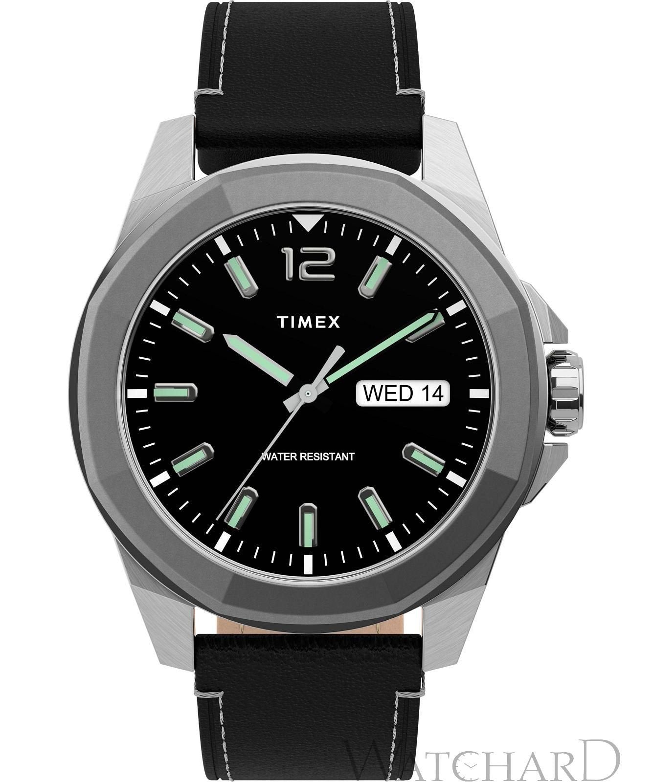 Timex Leather Strap Men's Watch - TW2U14900 - Zamana.pk