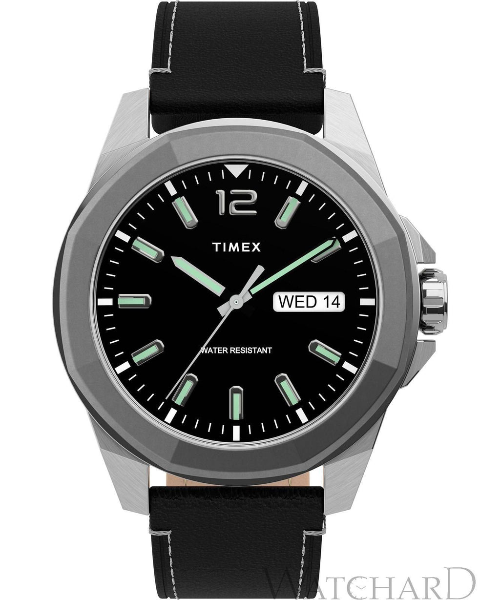 Timex Leather Strap Men's Watch - TW2U14900 - Zamana.pk