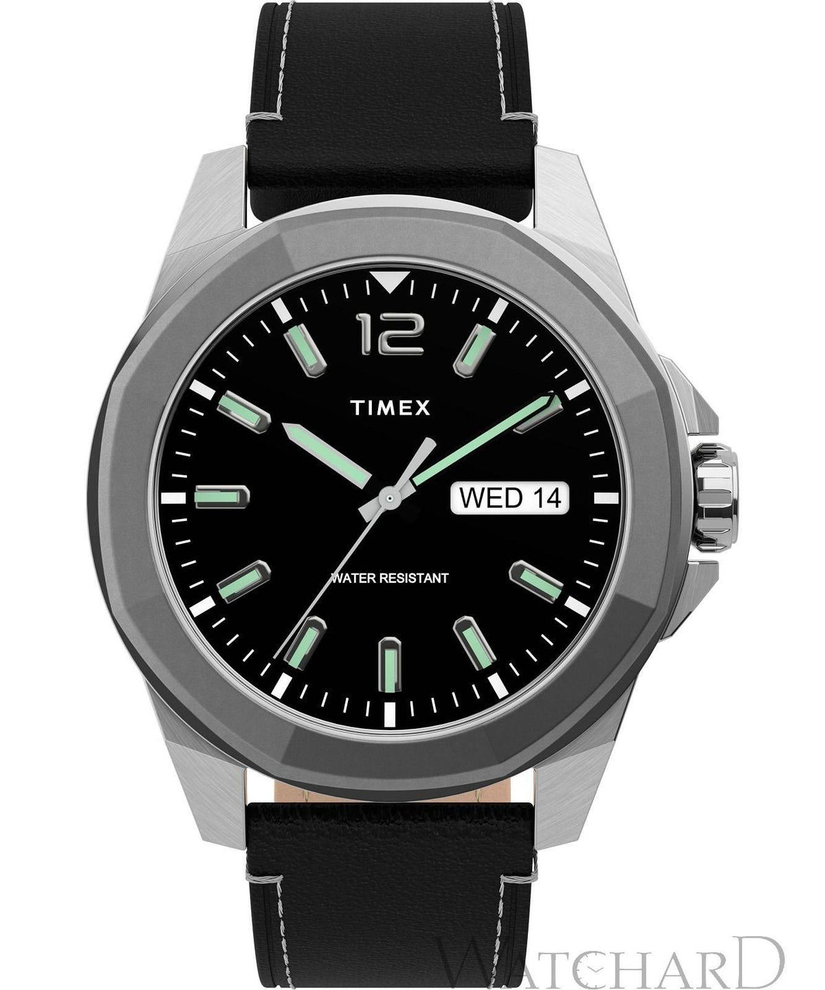 Timex Leather Strap Men's Watch - TW2U14900 - Zamana.pk