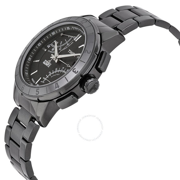 Timex Men's T2N500 Intelligent Quartz SL Series Fly - Back Chronograph Black IP Bracelet Watch - Zamana.pk