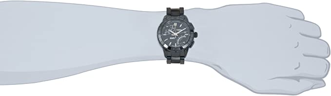 Timex Men's T2N500 Intelligent Quartz SL Series Fly-Back Chronograph Black IP Bracelet Watch Secondary image