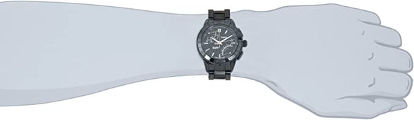 Timex Men's T2N500 Intelligent Quartz SL Series Fly - Back Chronograph Black IP Bracelet Watch - Zamana.pk