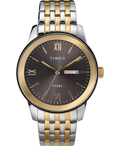 Timex Men's TW2T50500 Analog 41mm Two - Tone Stainless Steel Bracelet Watch - Zamana.pk