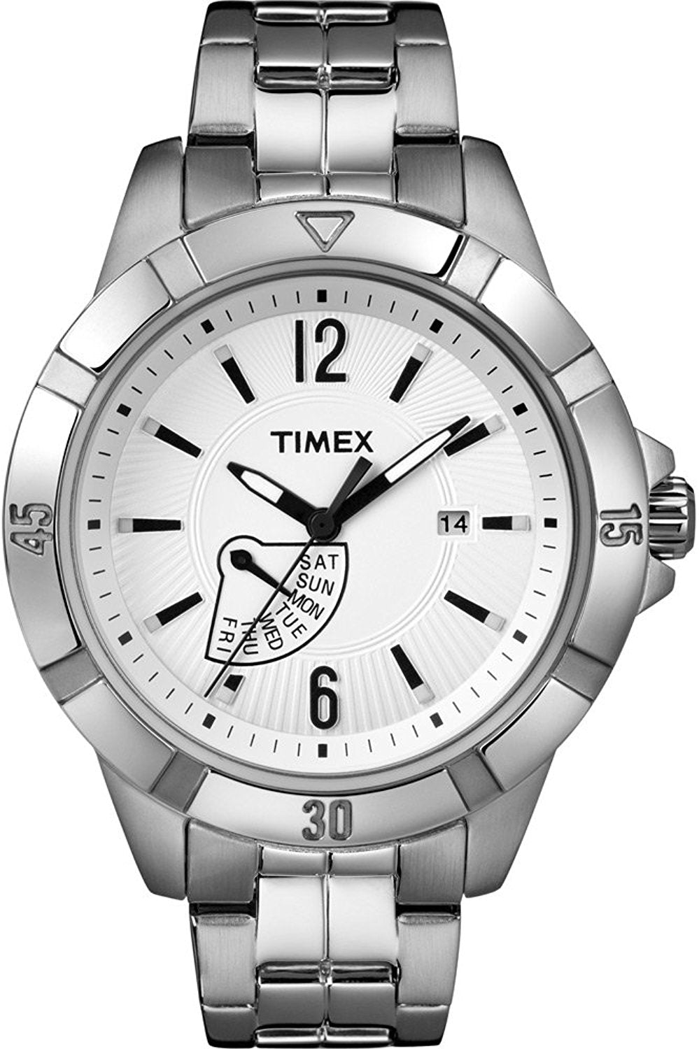 Timex T2N509 – Ladies Watch – Analogue Quartz – Grey Stainless Steel Bracelet - Zamana.pk Main image