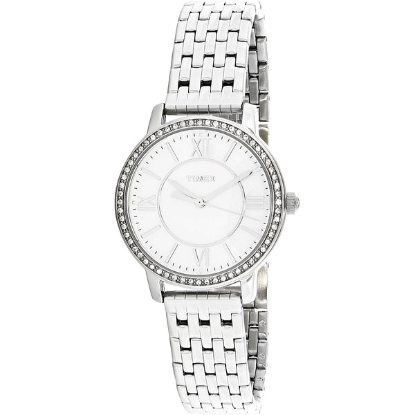 Timex Women's Ashland Silver - Tone Dress Watch TW2P80500 - Zamana.pk