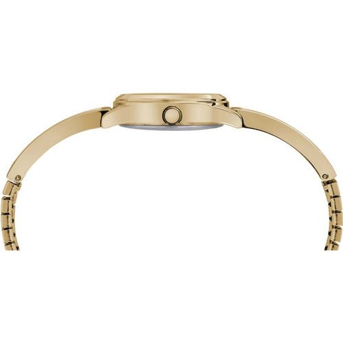 Timex Women's Stretch Bangle TW2R92900 Gold Stainless-Steel Analog Quartz Dress Watch Secondary image