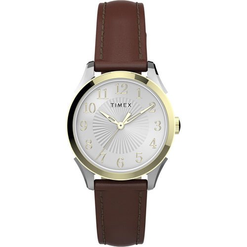 Timex Women's TW2T66700 Briarwood 28mm Brown - Two - Tone Watch - Zamana.pk Main image