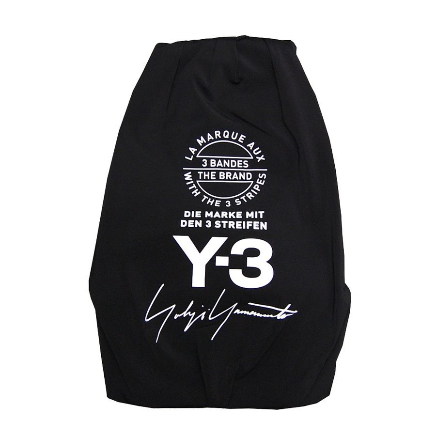 Y - 3 YOHJI Yamamoto Adidas Designer Backpack Black Bag With White Logo NWT - Zamana.pk Main image