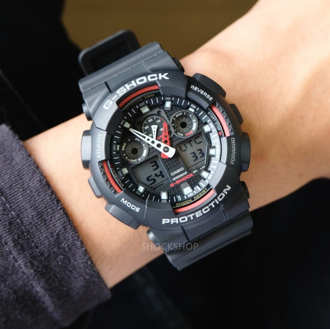 ANALOG-DIGITAL G-Shock GA-100-1A4 Secondary image