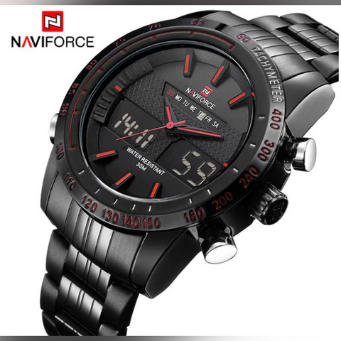 NaviForce - NF9024 - Stainless Steel Men's Watch