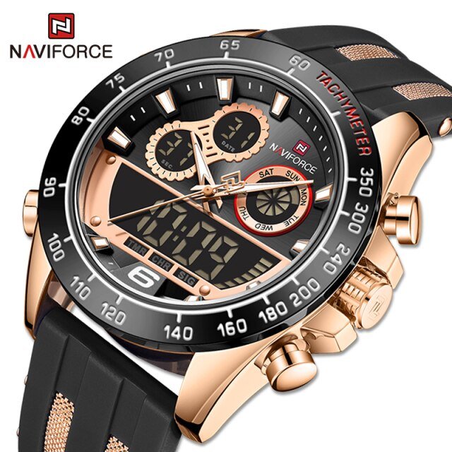 NaviForce - NF9188 - Stainless Steel Men's Watch