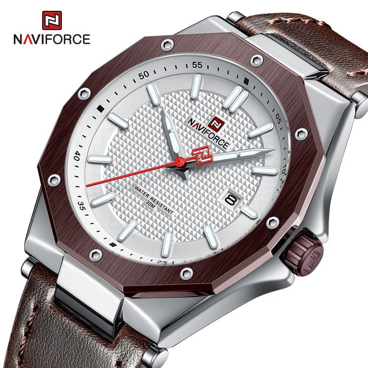 NaviForce - NF-9200-2 - Stainless Steel Men's Watch