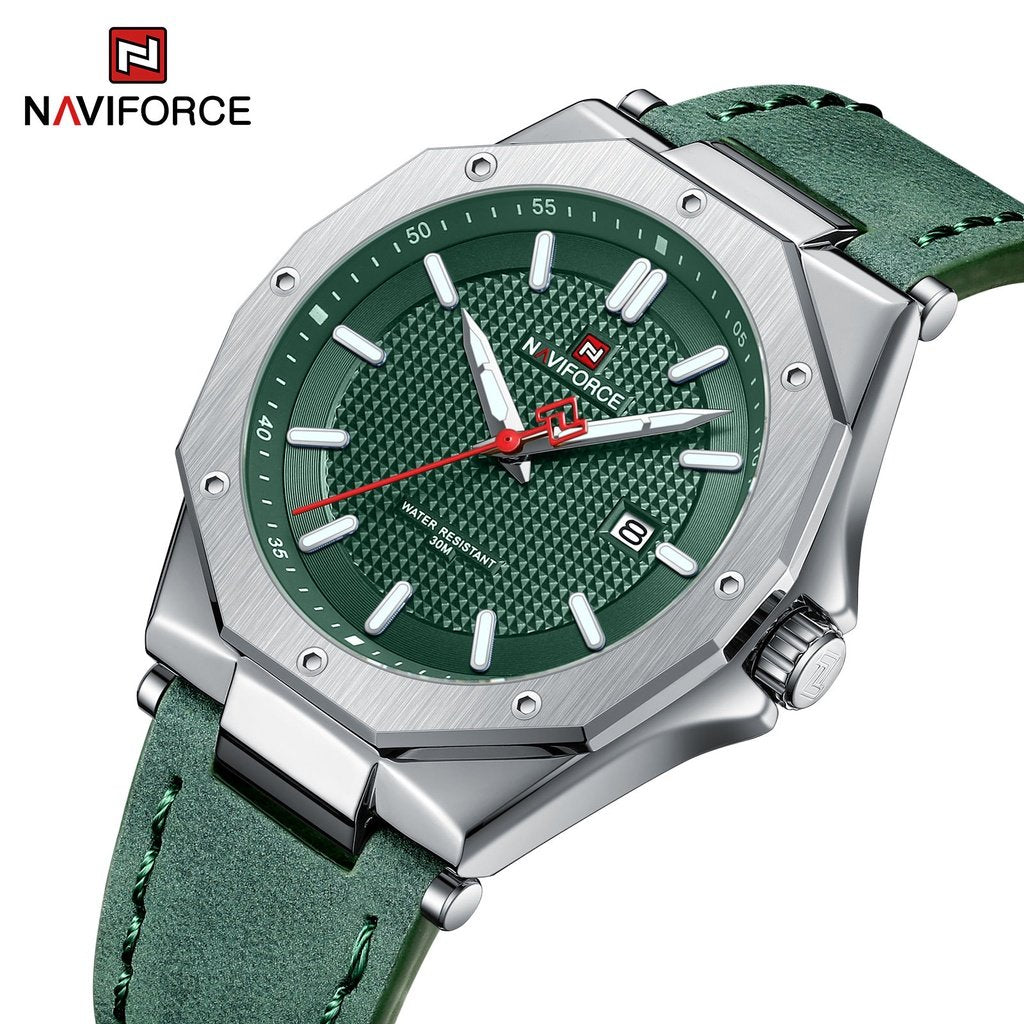 NaviForce - NF-9200-3 - Stainless Steel Men's Watch