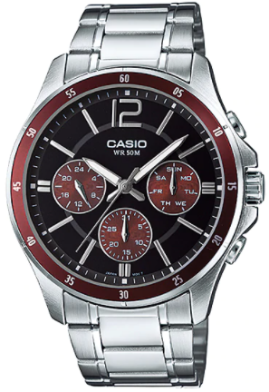 Casio Mens Watch Analog Business Quartz Watch MTP-1374D-5AVDF