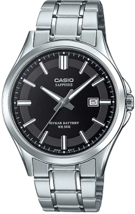 Casio Analog Black Dial Men's Watch-MTS-100D-1AVDF