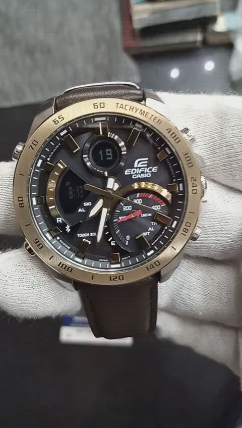 Casio Edifice ECB-900GL-1A Solar Powered Smart Link Men's Watch