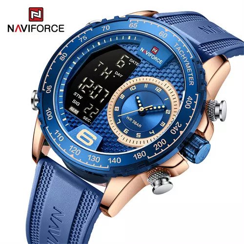 NaviForce - NF9199 - Stainless Steel Men's Watch