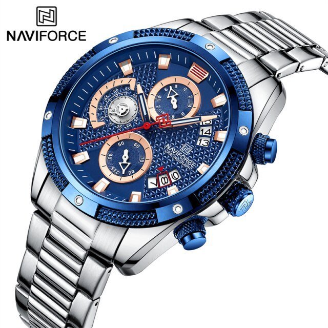NaviForce - NF8021 - Stainless Steel Men's Watch