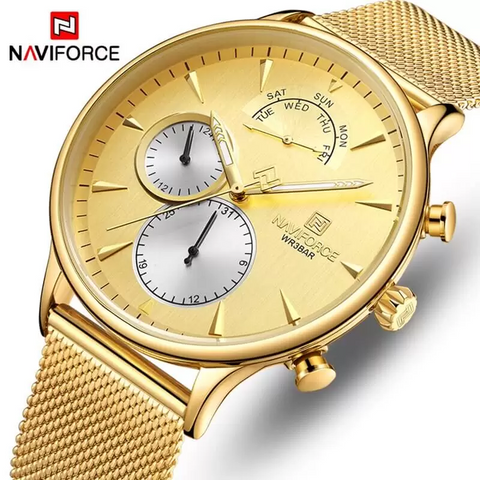 NaviForce - NF3010M - Stainless Steel Men's Watch