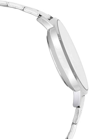 Casio LTP-VT01D-4B Women's Minimalistic Stainless Steel Peach Dial Analog Watch