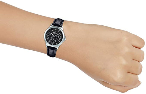 Casio Watch with Japanese Quartz Movement Woman Ltp-V300L-1A 34mm