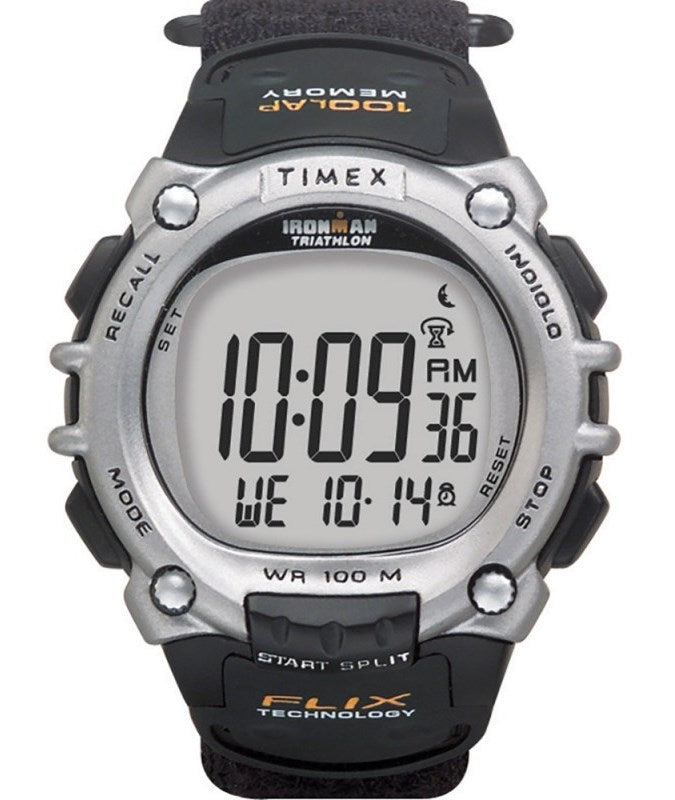 Timex Men's  Ironman Traditional 100-Lap Flix Technology Sport Watch T5E261