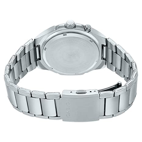 Casio Men's MTP-E200D-1A2V Silver Stainless-Steel Japanese Quartz Fashion Watch