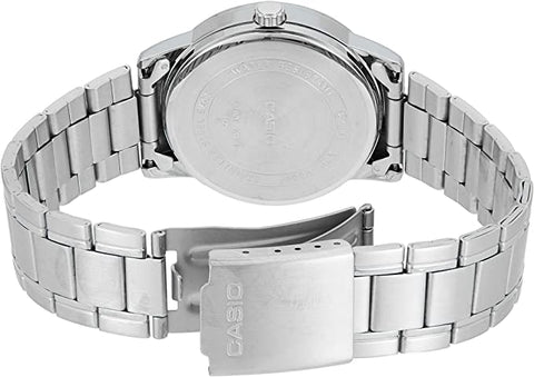 Casio MTP-V002D-7BUDF Men's Standard Analog Stainless Steel Watch