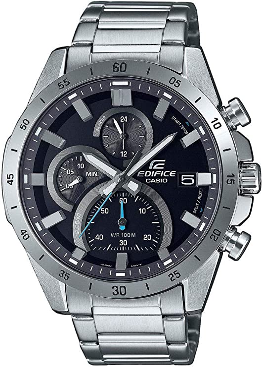 Casio Men's Chronograph Quartz Watch with Stainless Steel Strap EFR-571D-1AVUDF